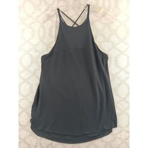 Lululemon Tank Top Criss Cross Open Back‎ Athletic Workout Activewear Women's 8